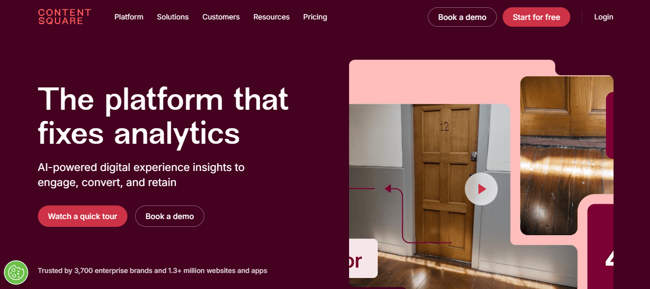 Content square home page