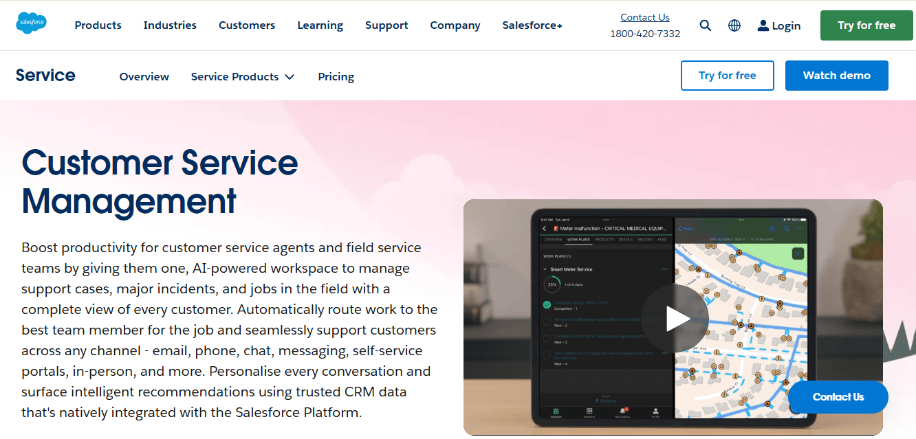salesforce cloud homepage